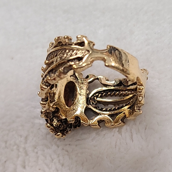 Vintage 18K HGE Amethyst Ring - Picture 3 of 5